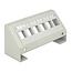 Multimedia-Panel für 6 Keystone-Module / Grau