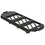 Einbau-Rahmen für Bodeneinbaudose, 9 Keystone-Module, schwarz
