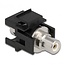 Keystone Modul RCA Buchse (weiß) versenkt / schwarz