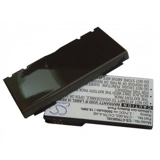 VHBW Extra großer Akku CTR-003 mit Cover für Nintendo 3DS - 5000 mAh