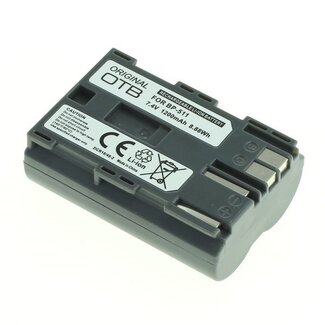 OTB Kameraakku kompatibel mit Canon BP-508, BP-511, BP-512, BP-514 / 1200 mAh