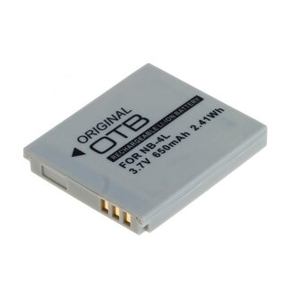 OTB Kameraakku kompatibel mit Canon NB-4L / 650 mAh