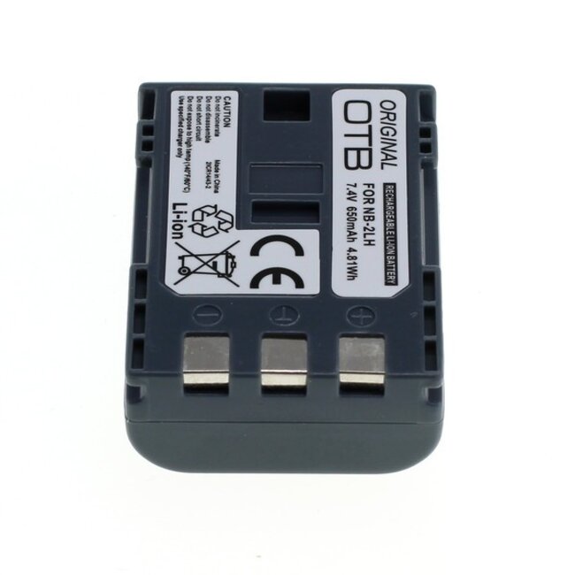 Kameraakku kompatibel mit Canon NB-2L / 650 mAh