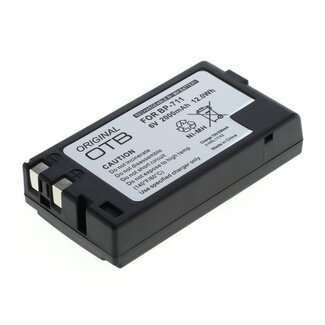 VHBW Kameraakku kompatibel mit Canon BP-711 / 2000 mAh