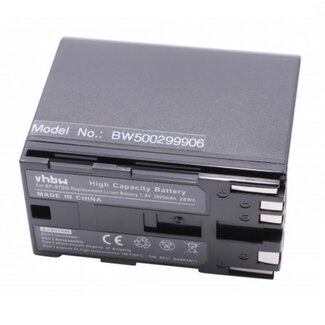 VHBW Kameraakku kompatibel mit Canon BP-970 / 3900 mAh