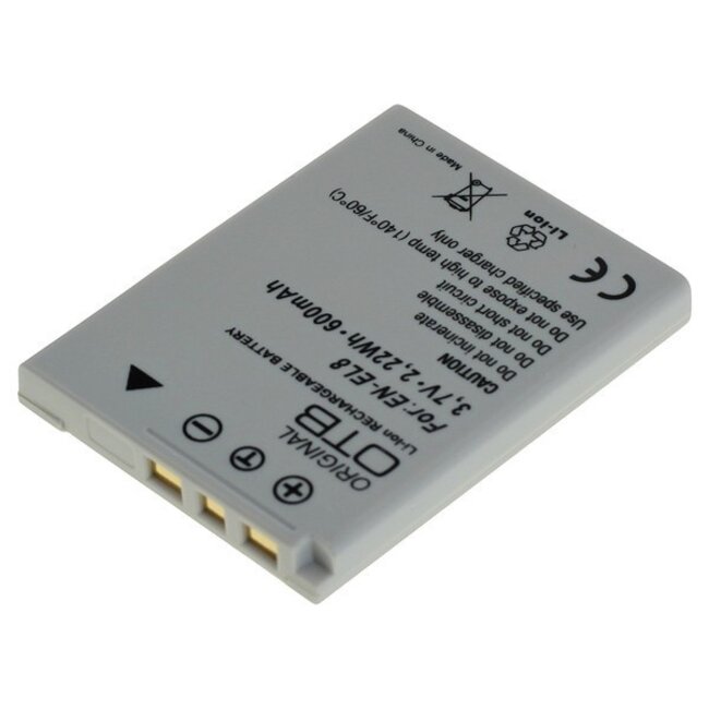 Kameraakku kompatibel mit Nikon EN-EL8 / 600 mAh