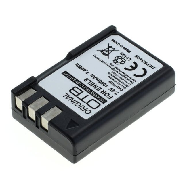 Kameraakku kompatibel mit Nikon EN-EL9 / 1000 mAh
