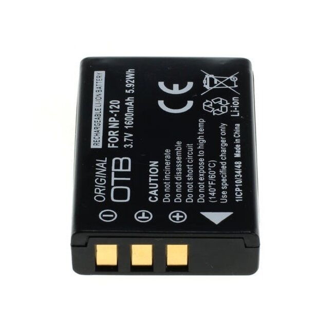 Kameraakku kompatibel mit Fujifilm NP-120 / 1600 mAh