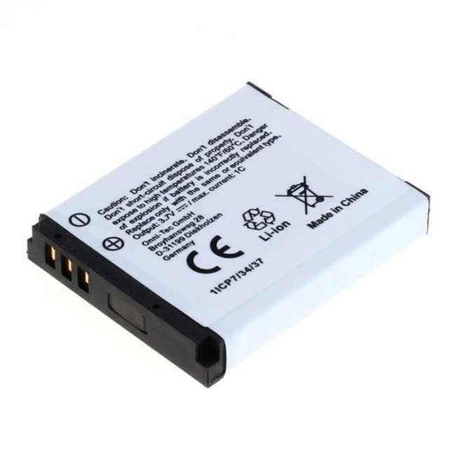 Kameraakku kompatibel mit Canon NB-6L / 1000 mAh