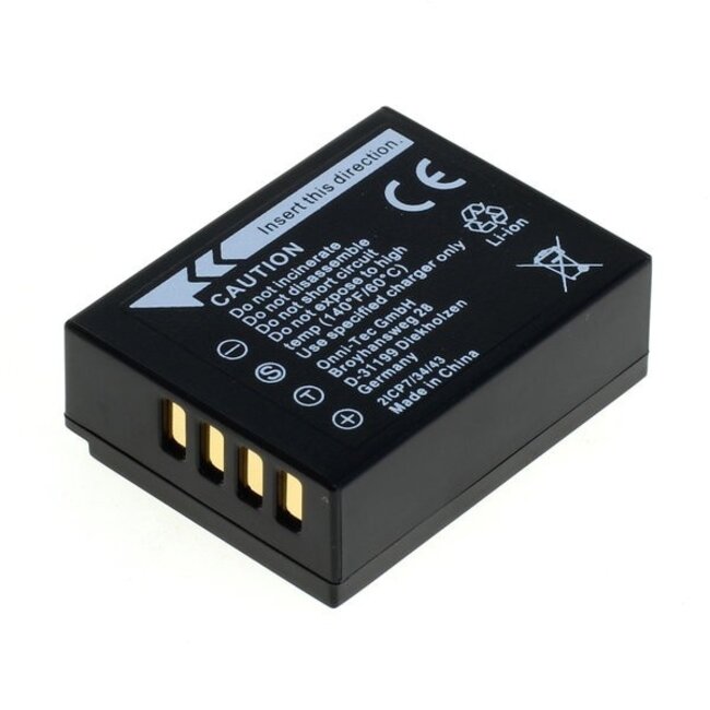 Kameraakku kompatibel mit Fujifilm NP-W126 und NP-W126S / 1140 mAh