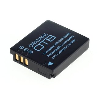 OTB Kameraakku kompatibel mit Panasonic CGA-S005, DMW-BCC12, Kodak LB-080, Fujifilm NP-70 – 1000 mAh