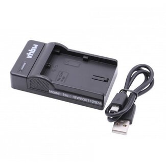 VHBW Kamera-Akku-Ladegerät kompatibel mit Canon LP-E6 Akku