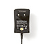 Universal-Netzadapter 3-12V 1,5A 18W mit 6 austauschbaren Steckern, schwarz - 1,8 m