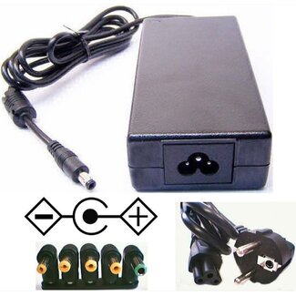 Classic Universal-Netzadapter 19V 4,75A 90W mit 5 Wechselsteckern Schwarz