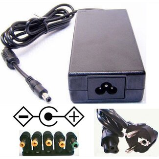 Classic Universal-Netzadapter 24V 5A 120W mit 5 Wechselsteckern Schwarz