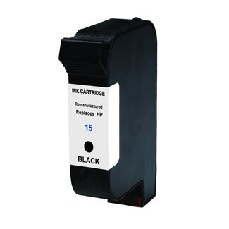 SecondLife Inkjets SecondLife schwarze Tintenpatrone für HP Typ HP 15 XL