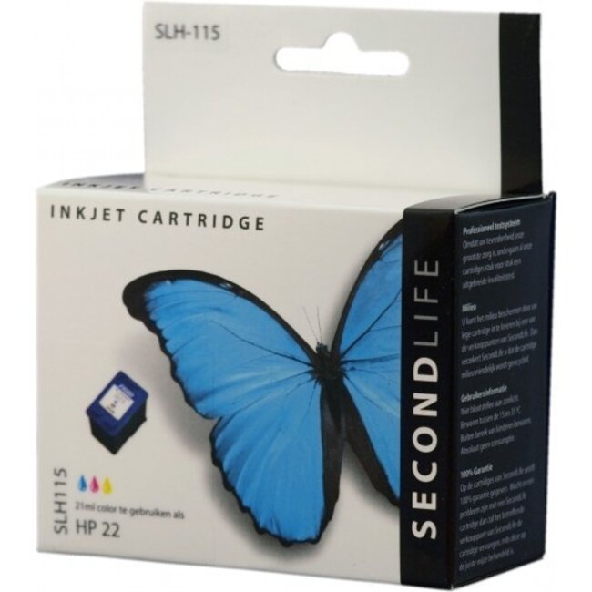 SecondLife Farbpatrone kompatibel für HP 22 XL