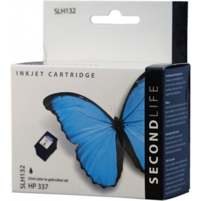 SecondLife schwarze Tintenpatrone für HP 337 XL