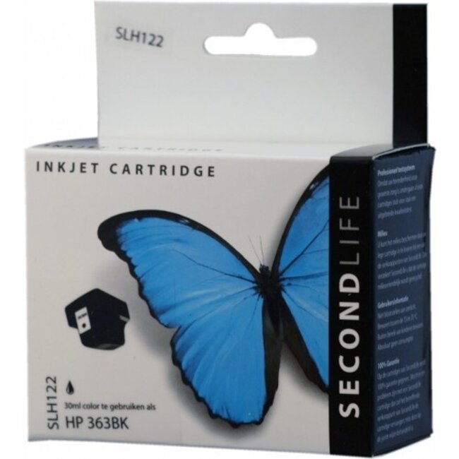 SecondLife schwarze Tintenpatrone für HP 363 XL