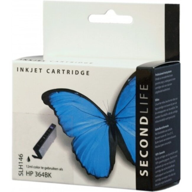 SecondLife schwarze Tintenpatrone für HP 364 XL