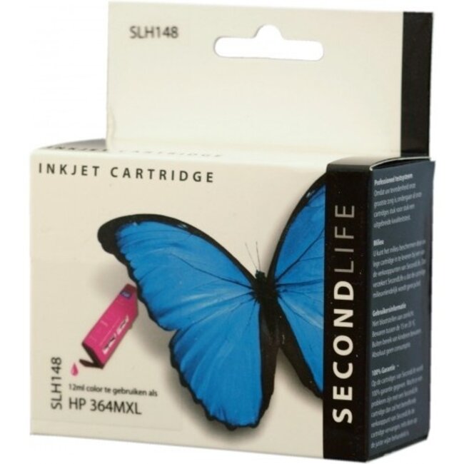 SecondLife Tintenpatrone Magenta für HP 364 XL