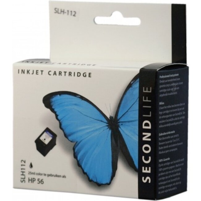 SecondLife schwarze Tintenpatrone für HP Typ 56 XL