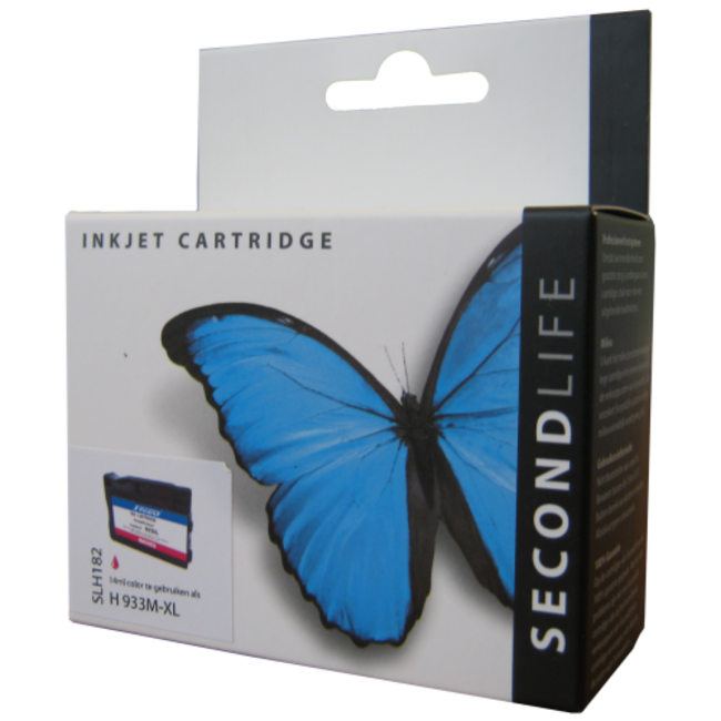 SecondLife Tintenpatrone Magenta für HP 933 XL