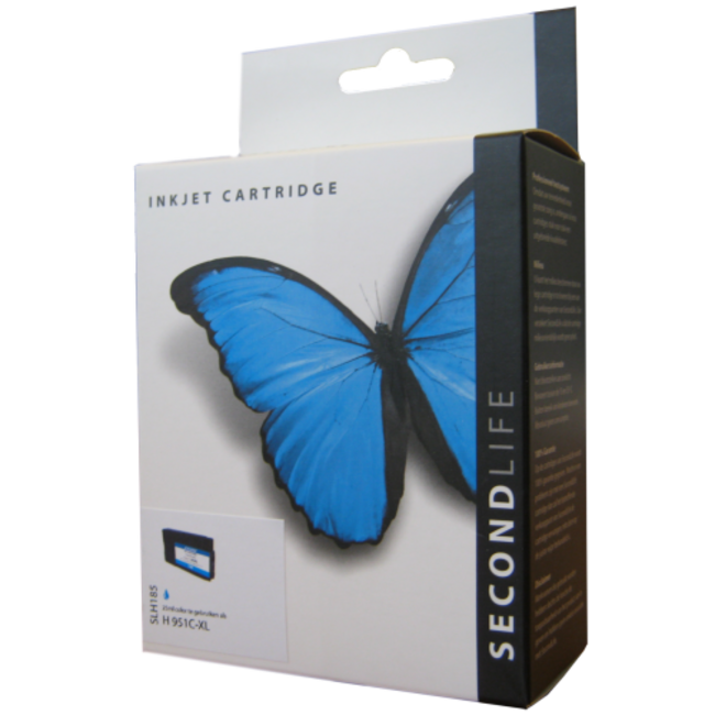 SecondLife Tintenpatrone Cyan für HP 951 XL