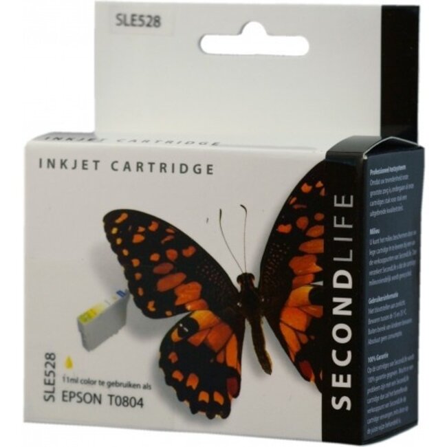 SecondLife Gelbe Tintenpatrone für Epson T0804