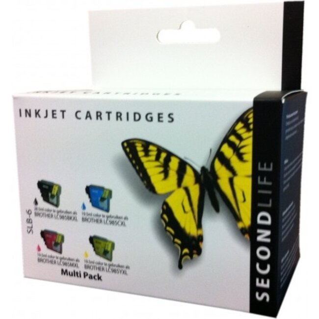 SecondLife Multipack Tintenpatronen für Brother LC-1240 Serie