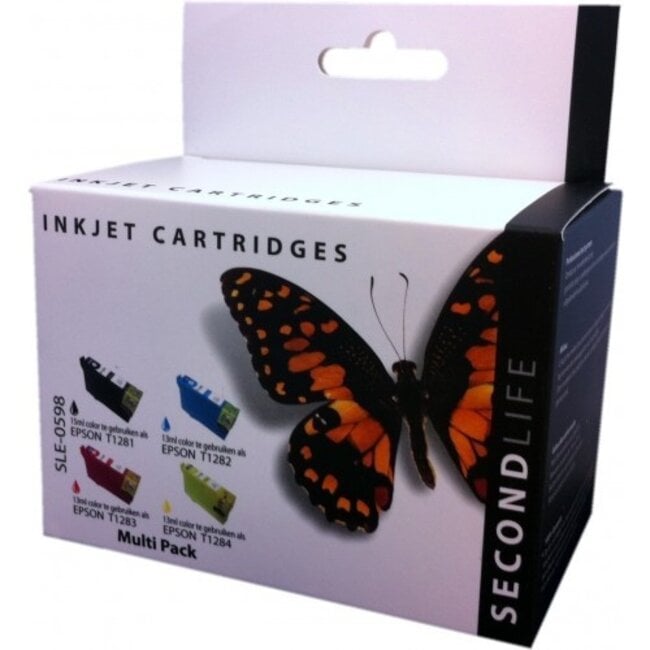 SecondLife Multipack T1285 Tintenpatronen für Epson T1281-1284