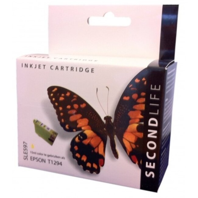 SecondLife Gelbe Tintenpatrone für Epson T1294