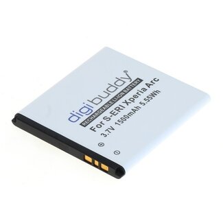 Digibuddy Akku für Sony Ericsson Xperia Acro, Anzu, Arc, Arc S & Sola / BA750 - 1500 mAh