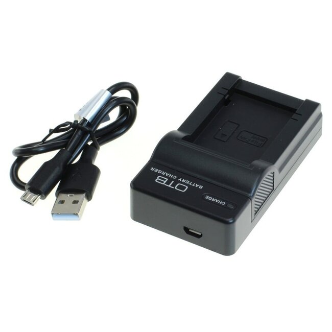 Akku-Ladegerät kompatibel mit Leica BP-DC9 und Panasonic DMW-BMB9E Akkus