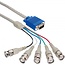 VGA (m) zu 5x BNC (m) Videokabel Beige - 5 Meter