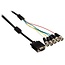 VGA (m) auf 5x BNC (m) Videokabel Schwarz - 1,5 m