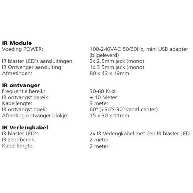 Marmitek Invisible Control 6 XTRA Fernbedienung