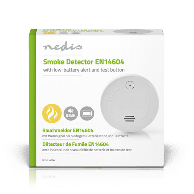 Nedis Rauchmelder - Batteriebetrieben - EN 14604
