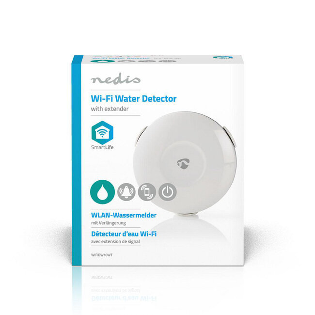 Nedis SmartLife Wi-Fi Wassermelder mit Bodensensor