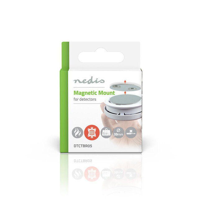 Nedis Magnetbefestigung für Rauchmelder - 39 mm