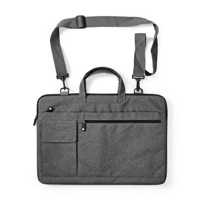 Nedis Notebook-Tasche mit Schultergurt und Fächern für 17-18 Zoll Notebooks / Schwarz