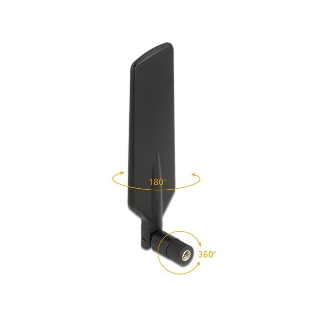 LTE (4G) & WLAN WiFi 5 2,4/5 GHz Omni-Antenne - SMA (m) - 1-4 dBi - Schwarz