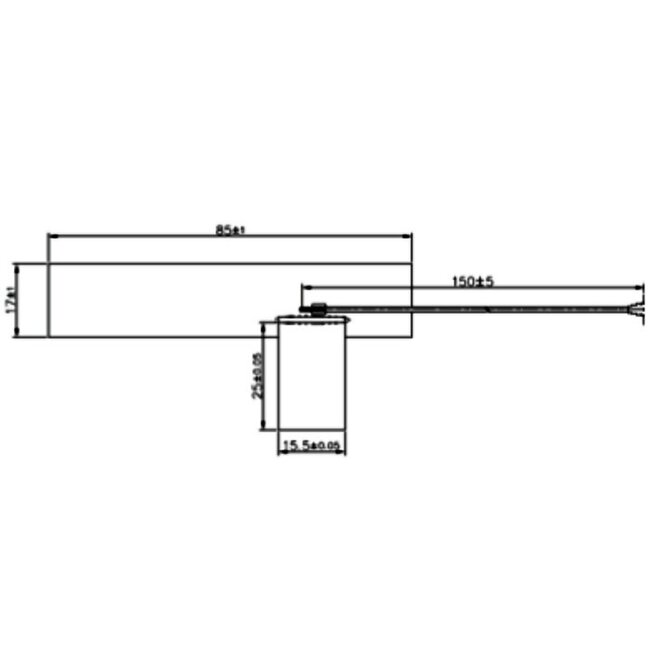 LTE PCB Antenne mit MHF IPEX (v) Anschluss - 0,5 - 2 dBi - 0,15 m