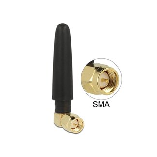 DeLOCK ISM 433 MHz Antenne mit SMA (m) Stecker - 1 dBi