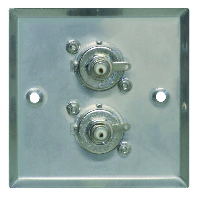 BNC Wanddose - 2 Anschlüsse