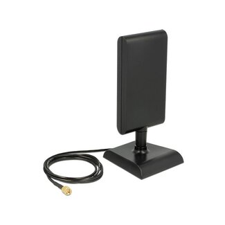 DeLOCK DeLOCK LTE Antenne mit SMA (m) Stecker - 2-4 dBi / Schwarz - 1 Meter