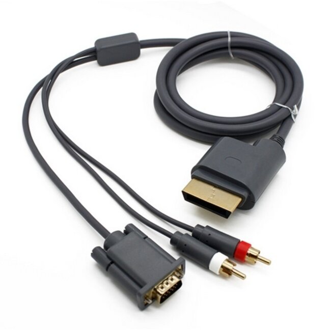 VGA AV-Kabel für XBOX 360 (mit Toslink) - 1,8 m
