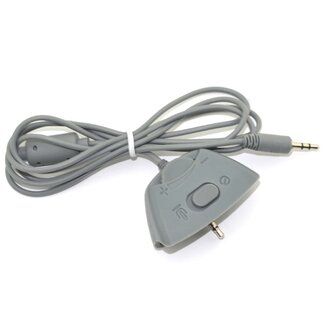 Coretek XBOX 360 Talkback Puck Kabel für Turtle Beach X1, X11, X31, X41 – Grau, 1 Meter