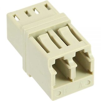 InLine LC Duplex (v) - LC Duplex (v) LWL-Kupplung - Multimode