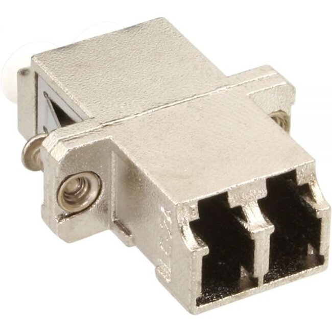 LC Duplex (v) - LC Duplex (v) LWL Metall Einbaustecker - Multimode